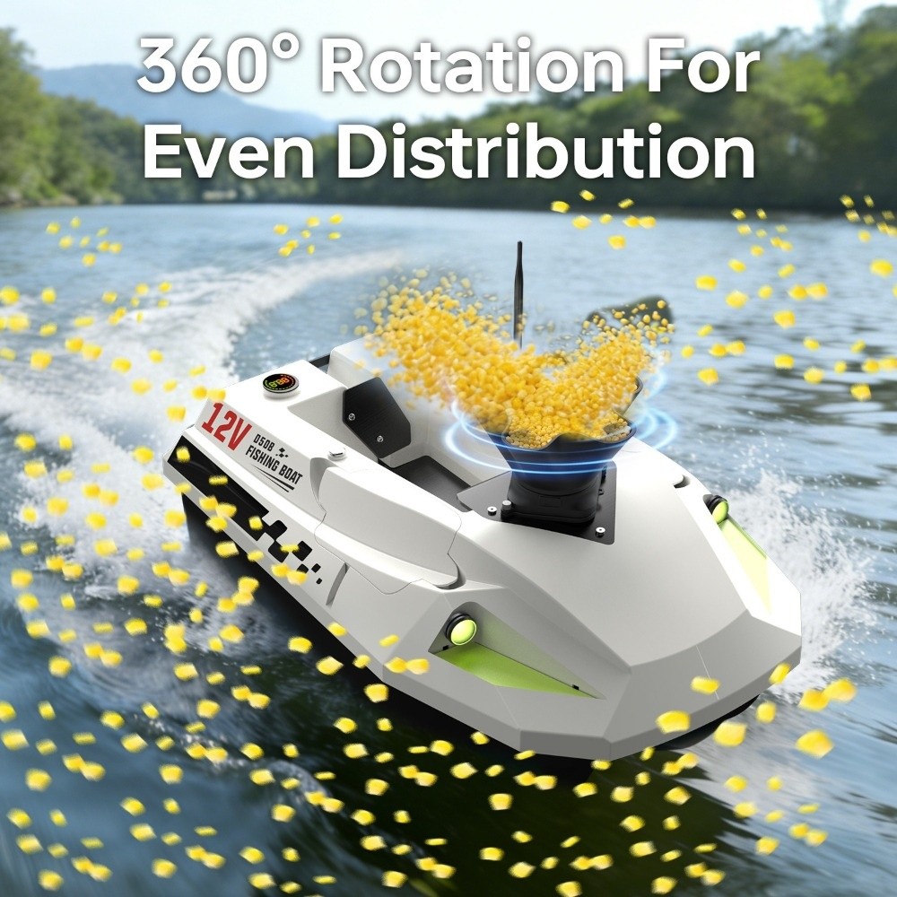 2.4GHz 무선 RC 보트 미끼 투척기 360 °   - Fishing Boat Anchor Winch 리뷰 및 가격