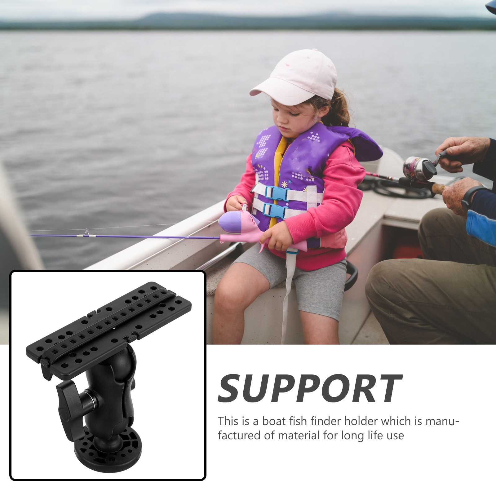 보트용 어군탐지기 거치대, 각도 조절이 가능한 헤드 마 - Fishing Boat Depth Finder 리뷰 및 가격