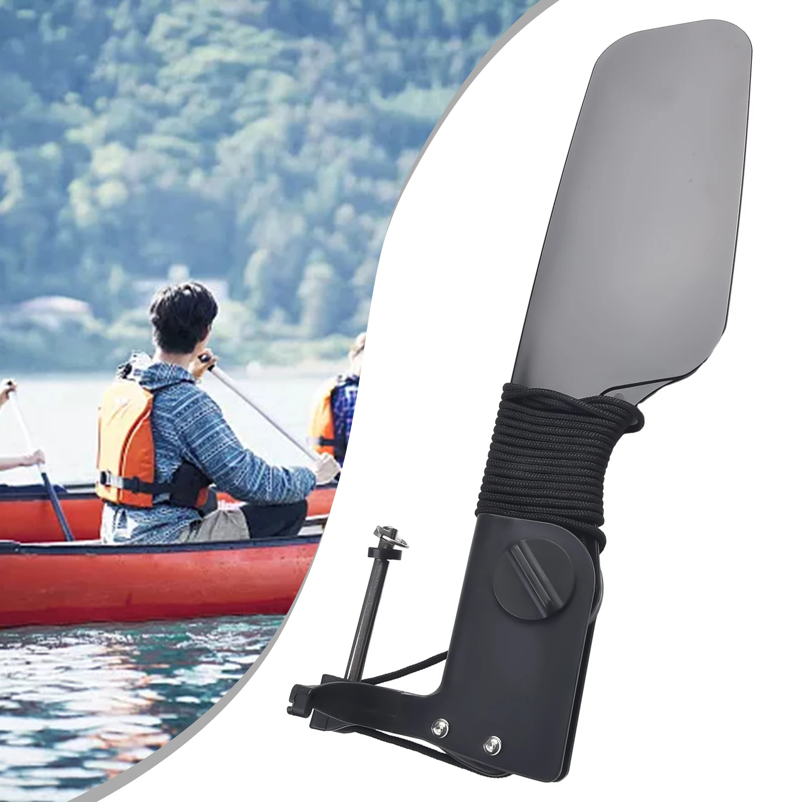 카약용 빅 테일 러더, 풀리 포함, 카누 및 낚시 보트 - Fishing Boat Steering Wheel 리뷰 및 가격