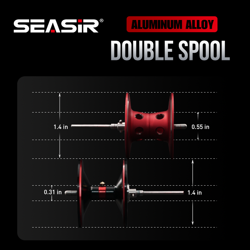 Seasir Salminus 베이트캐스팅 릴 금속 알루 - Abu Garcia Reel Max 리뷰 및 가격